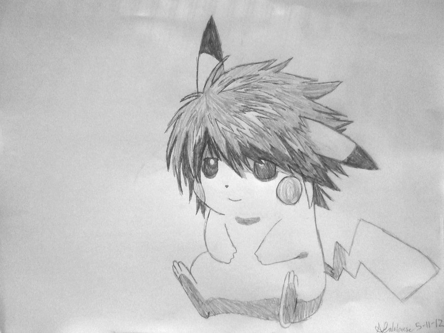 900x676 Pikachu L Sketch By Pikachupanda - Sketch L