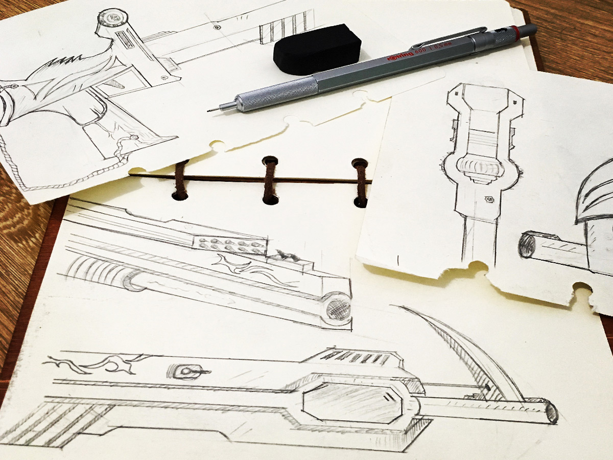 1200x900 Weapon Sketch Of Cf By Uiux Lab - Sketch Lab