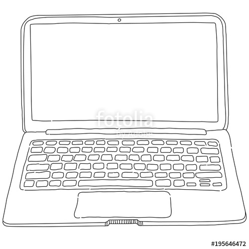 Sketch Laptop at PaintingValley.com | Explore collection of Sketch Laptop