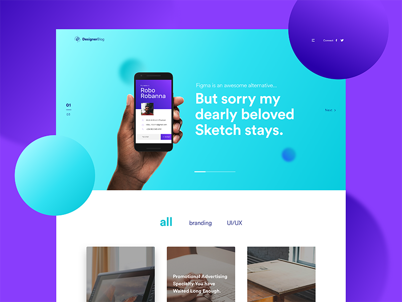 800x600 Design Blog Layout Sketch Freebie - Sketch Layout