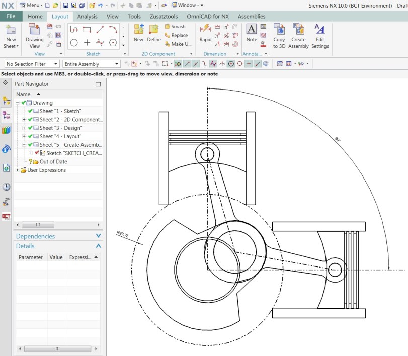 811x708 Nx 10 - Sketch Layout