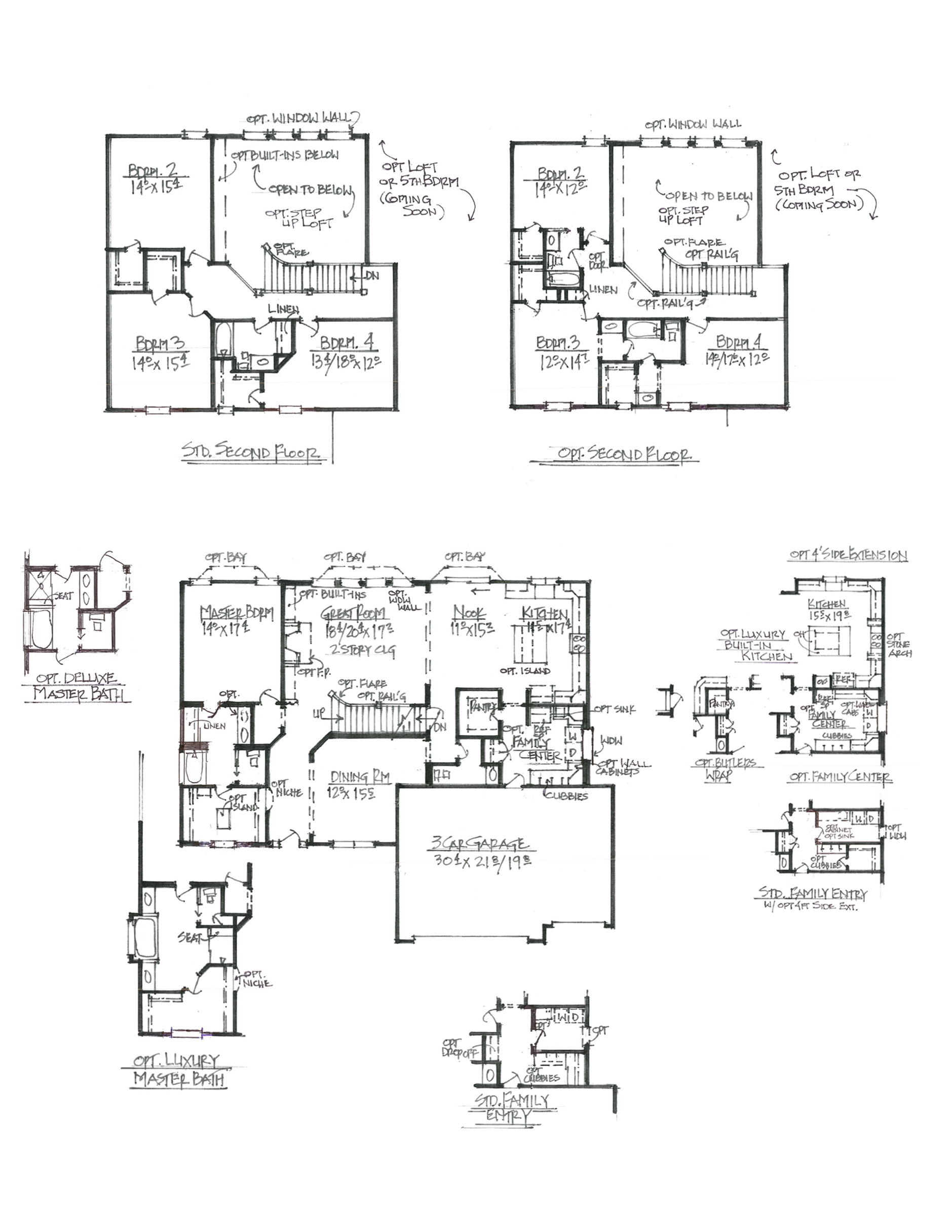 1879x2431 Magnolia Sketch Floor Plan Layout - Sketch Layout