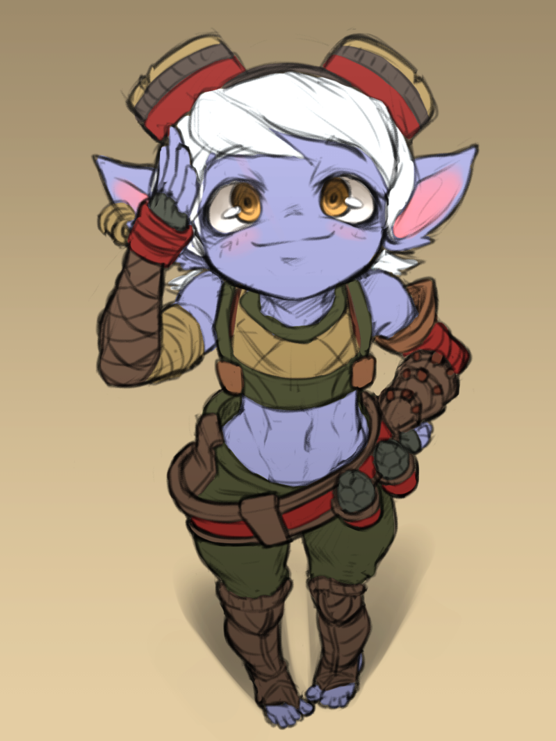 800x1067 Visual Updated Tristana Sketch Lol League Of - Sketch League Game