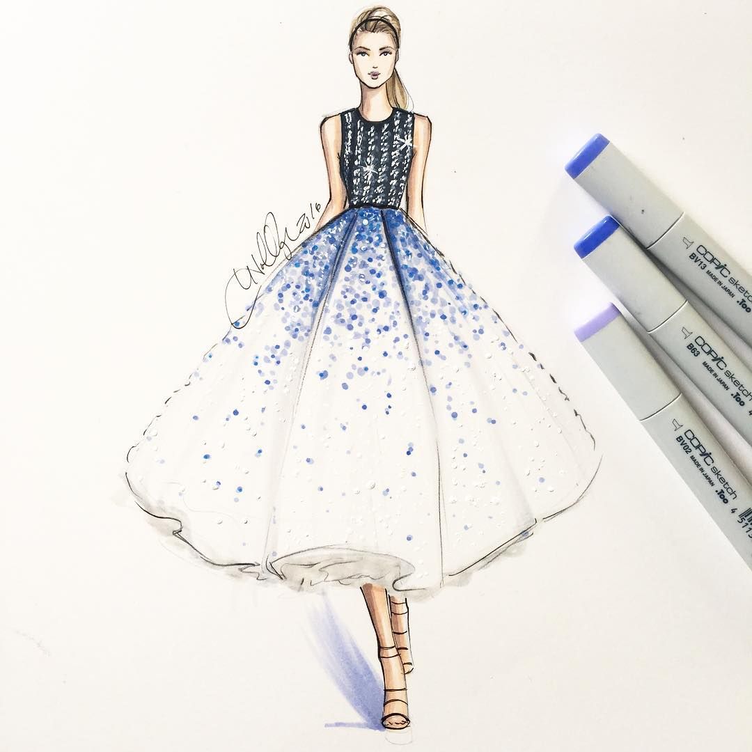 1080x1080 Holly Nichols (@hnicholsillustration) Instagram Photos And - Sketch Like A Fashion Designer