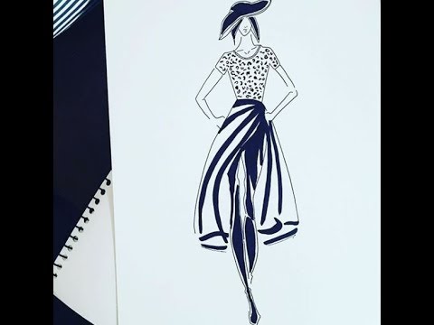 480x360 How To Draw A Fashion Illustration, Draw A Dress, Fashion Design - Sketch Like A Fashion Designer