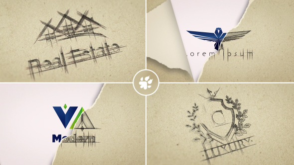 590x332 Sketch Logo Reveal By Piktufa Videohive - Sketch Logo