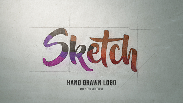 590x332 Sketch Logo By Blueclementine Videohive - Sketch Logo