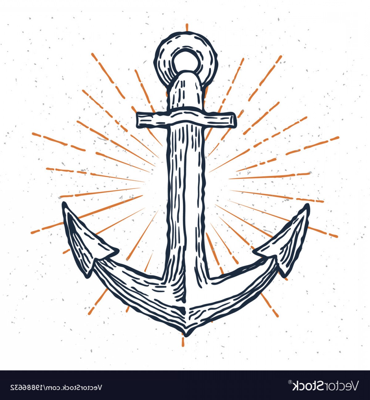 1200x1296 Vintage Anchor Vector Arenawp - Sketch Logo Vector