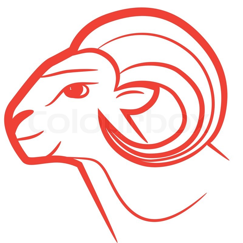 800x800 Zodiac Sign Aries Logo, Icon Sketch Style Tattoo Sheep Isolated On - Sketch Logo Vector