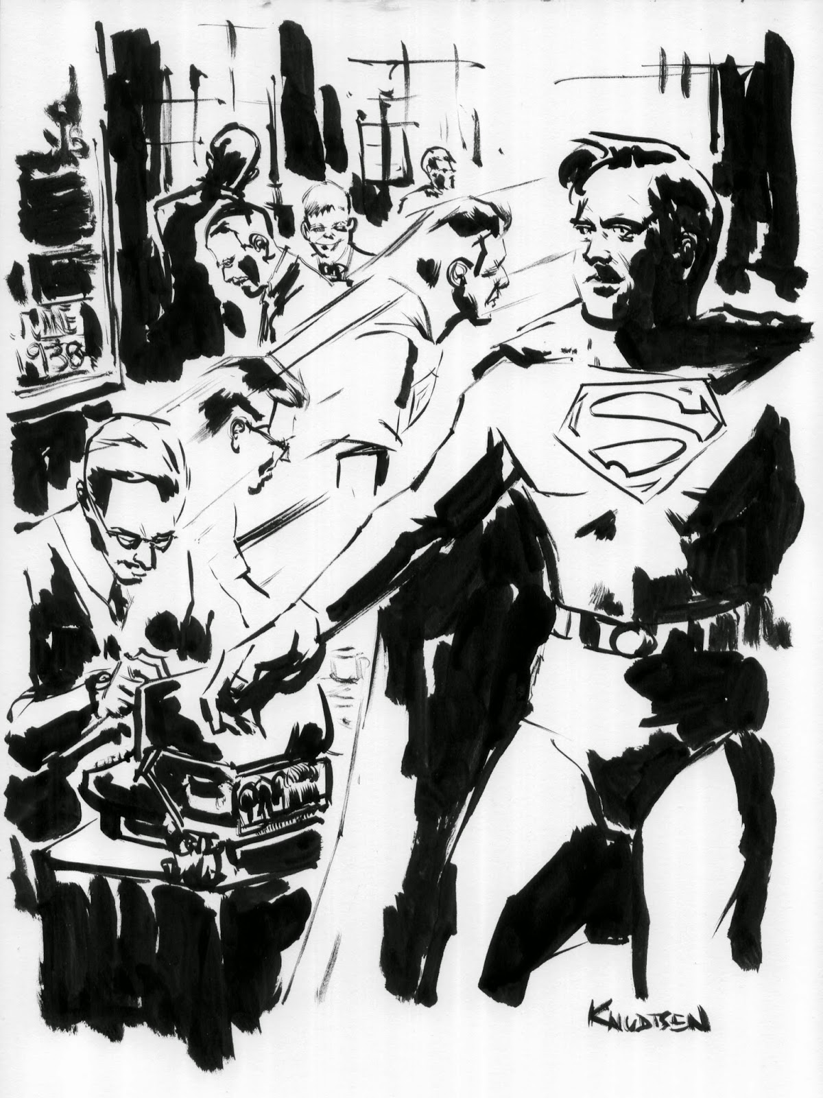 1200x1600 Sketch Lottery Clark Kent, And Why The Supermanatman Friendship - Sketch Lottery