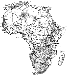 275x305 African Studies Center Map Amp Satellite Images - Sketch Map Of Africa