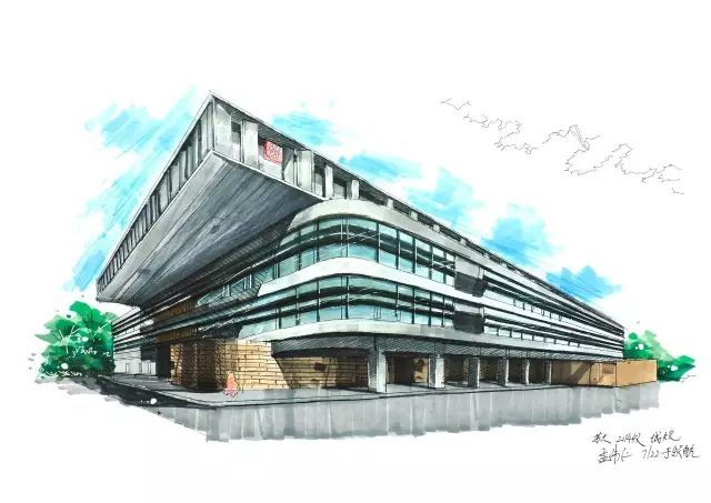 640x453 Architecture Drawings - Sketch Marker Commercial