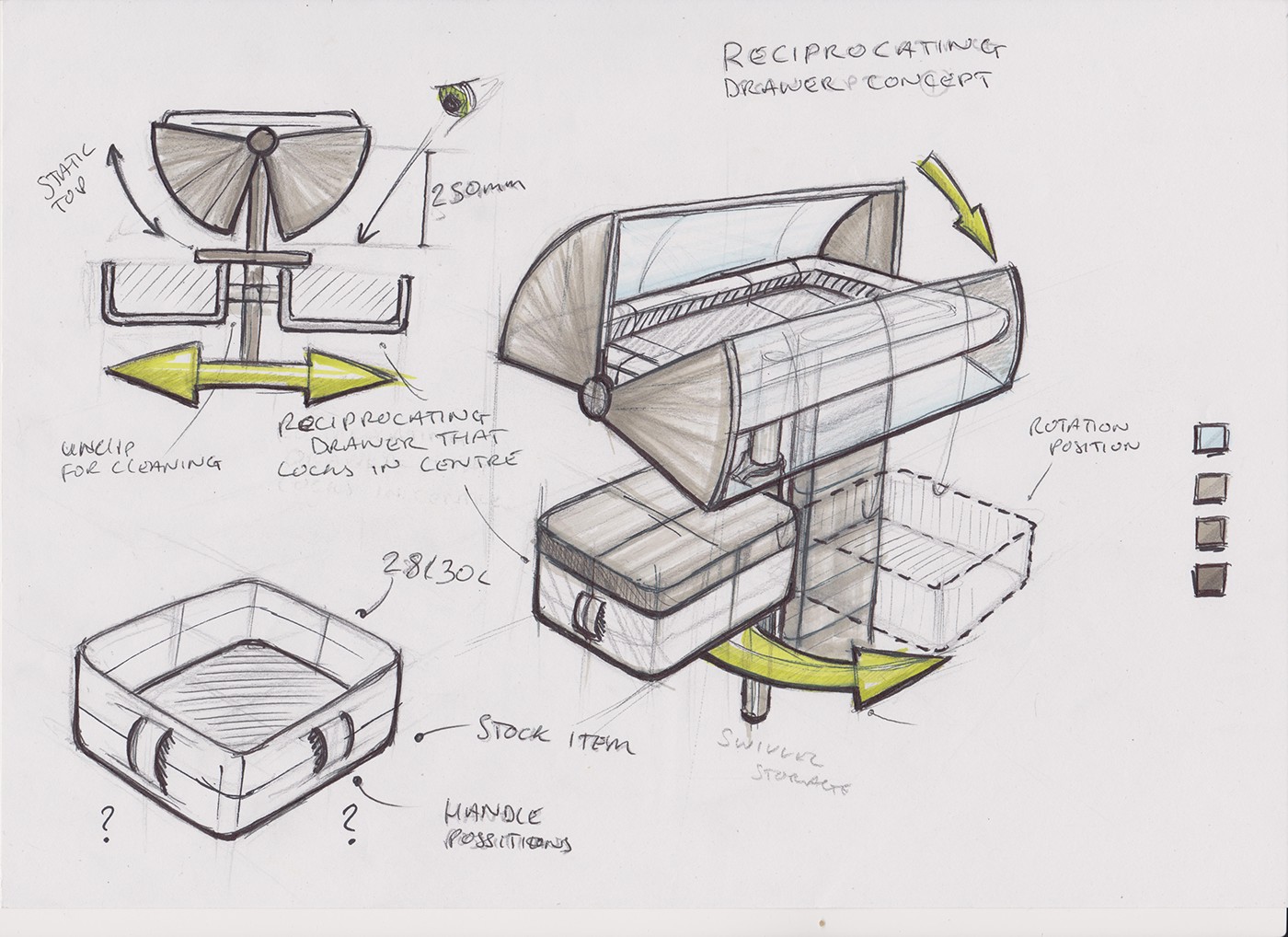 1400x1018 Industrial Design Sketchbook. On Behance - Sketch Marker Commercial