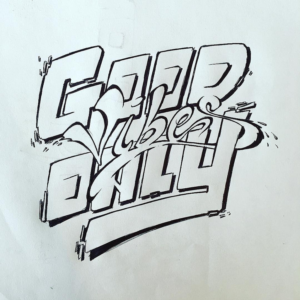 1024x1024 Good Vibes Only. 15 Min Sketch Pencil - Sketch Me Photo