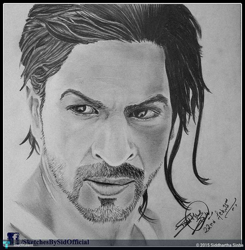 825x842 Sketch Of Shahrukh Khan By Me Touchtalent - Sketch Me Photo