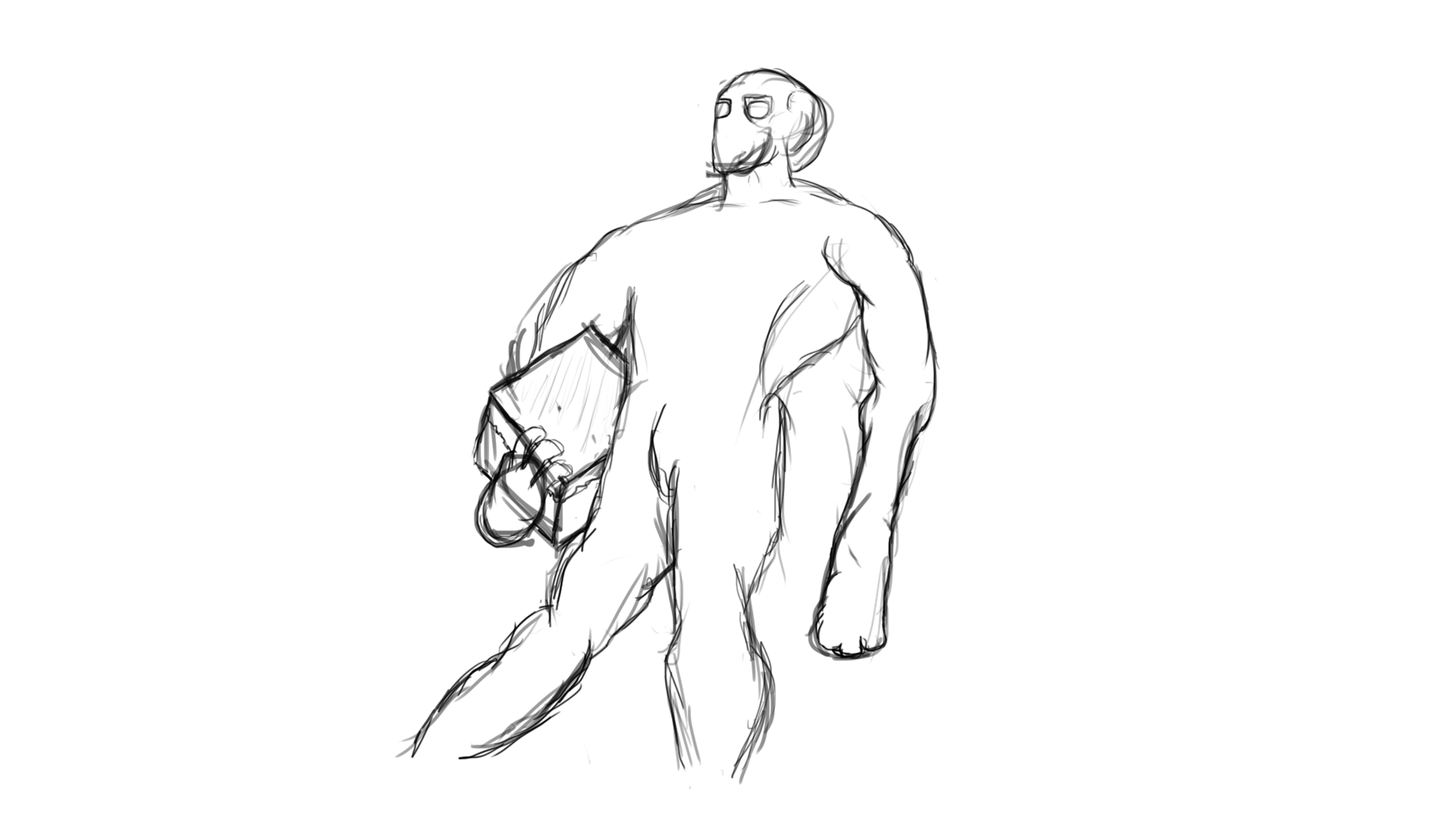 8000x4500 Enderman Sketch - Sketch Minecraft