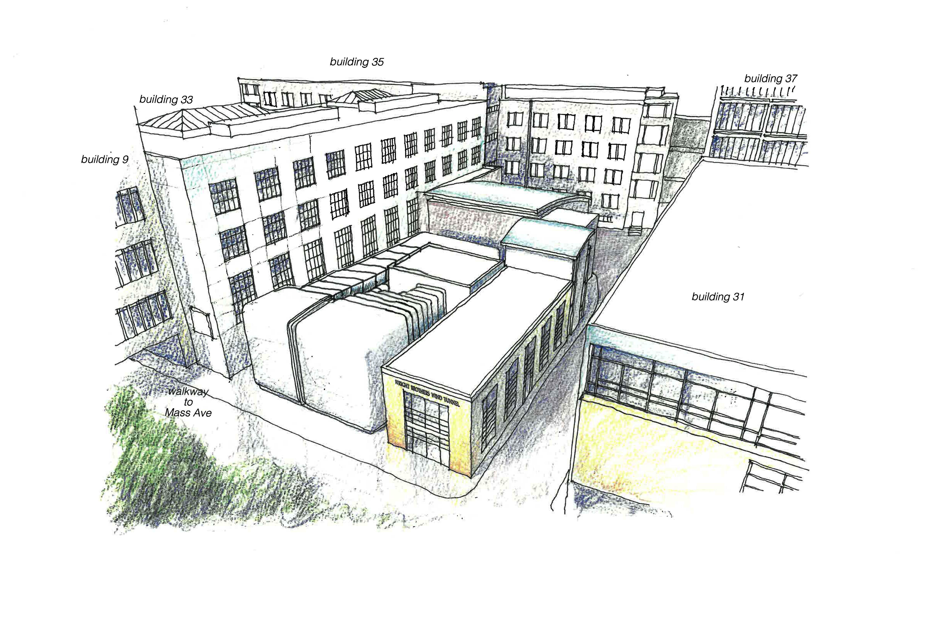 3000x2000 Mit To Construct New, Cutting Edge Wright Brothers Wind Tunnel - Sketch Mit