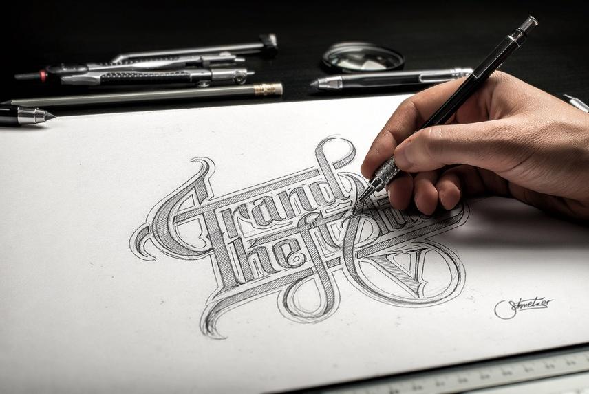 856x573 Free Hand Drawn Sketching Paper Mockup - Sketch Mockup Free