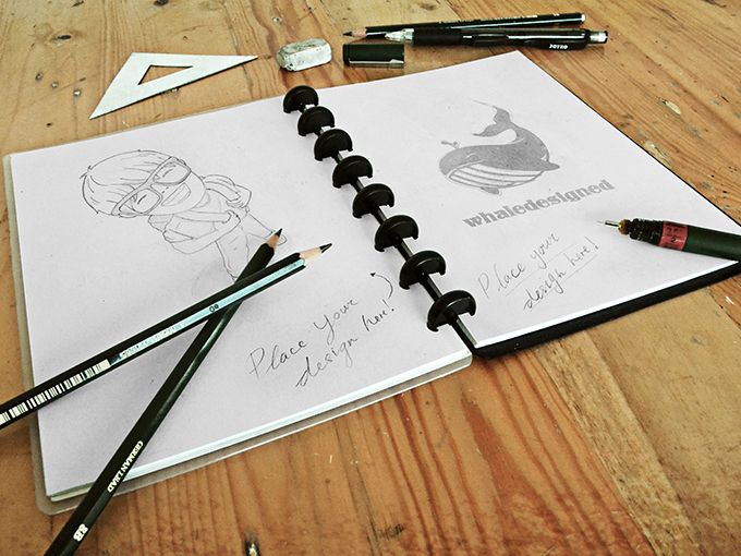 680x510 Free Sketch Book Mockup Psd (68 Mb) Psd - Sketch Mockup Free