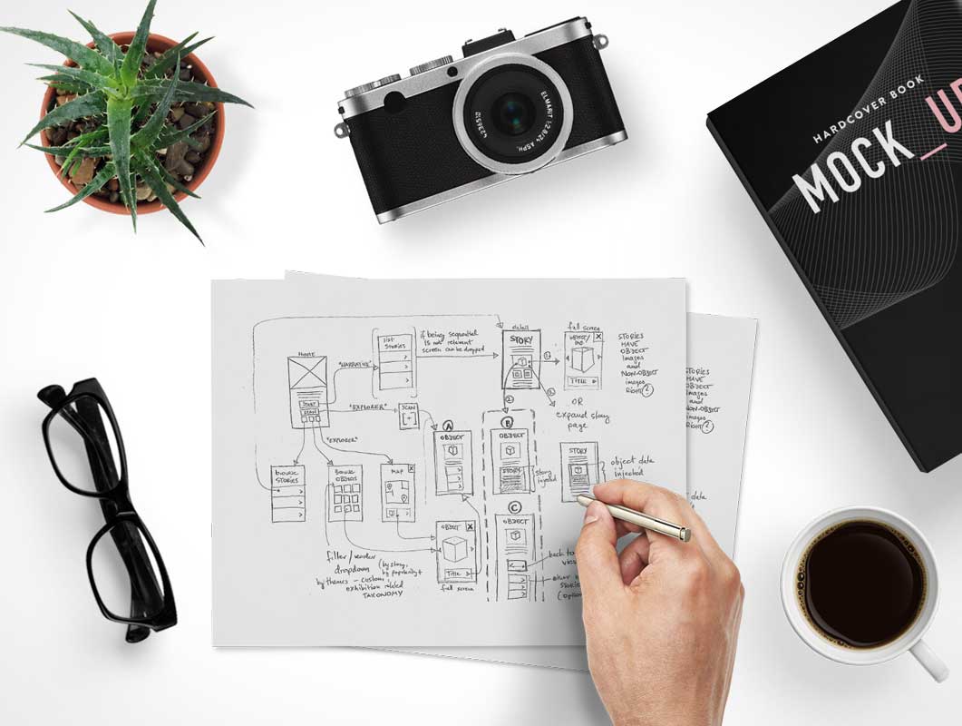 1061x800 Sketch - Sketch Mockup Free