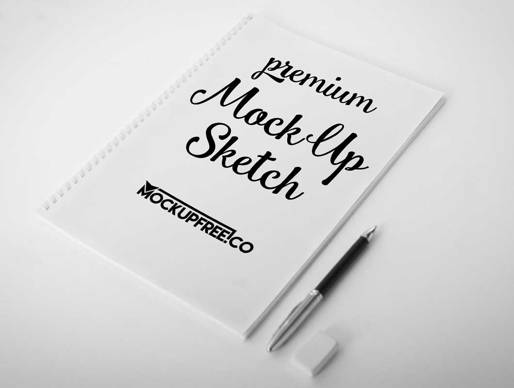 1061x800 6 Sketch Book Layouts Psd Mockup - Sketch Mockup Psd