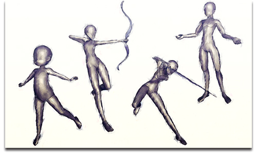 500x300 Designdoll Terawell - Sketch Model Poses