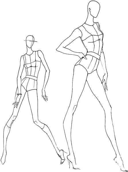 poses fashion illustration