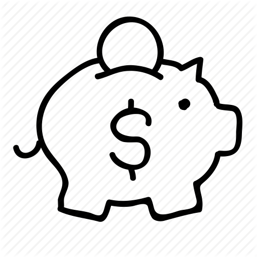 512x512 Banking, Drawn, Finance, Financial, Money, Piggy Bank, Sketch Icon - Sketch Money
