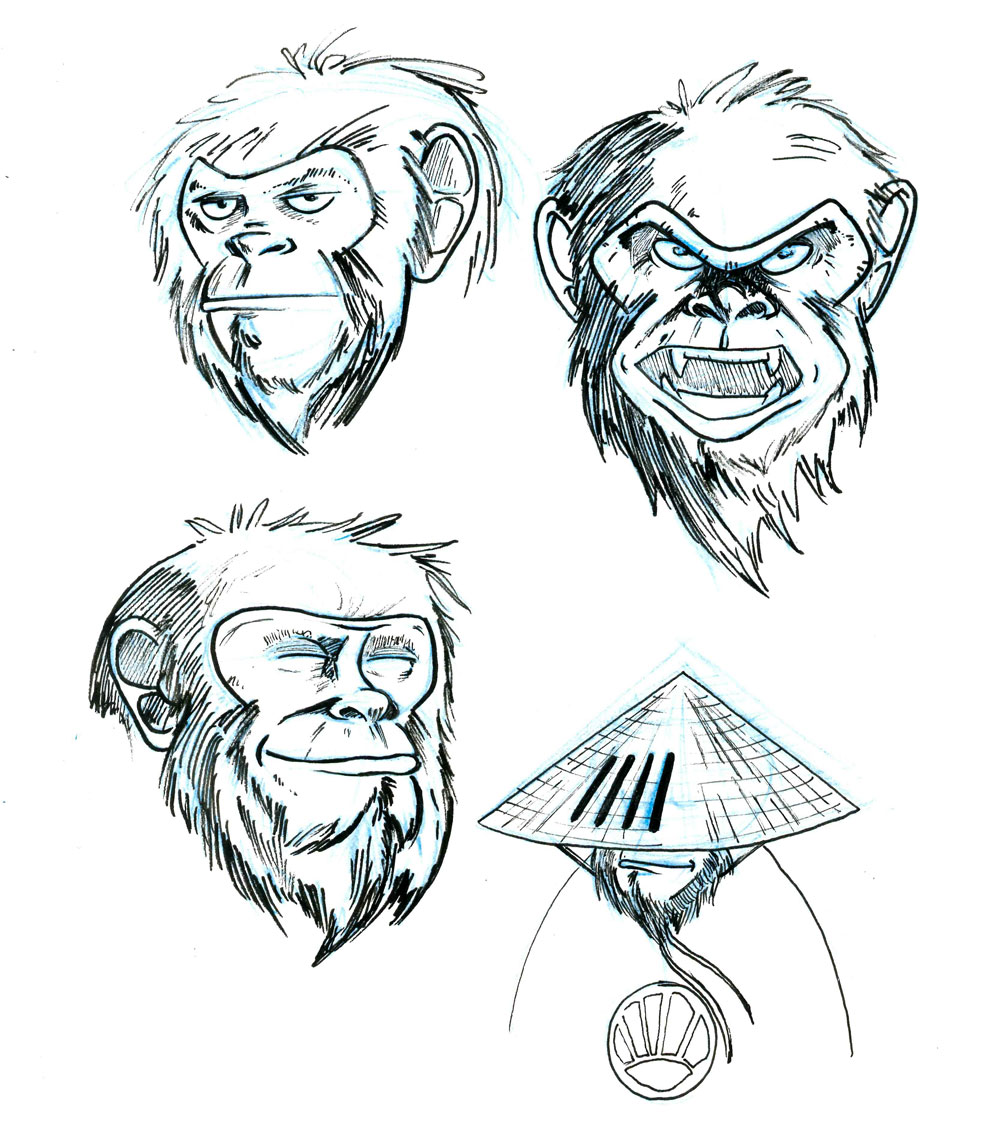 1000x1141 Monkey King Sketch Blog - Sketch Monkey
