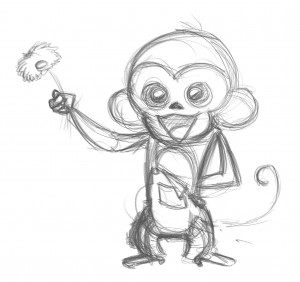 300x282 Requested Monkey Drawn To Draw - Sketch Monkey
