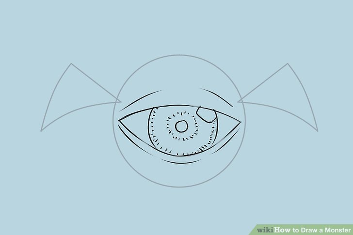 728x485 4 Easy Ways To Draw A Monster (With Pictures) - Sketch Monster