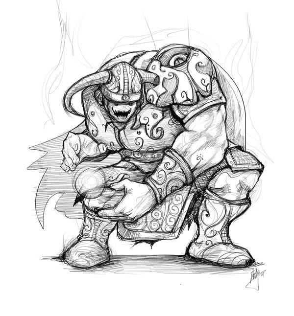 600x646 Quick Sketch Monster By Lun2004 - Sketch Monster