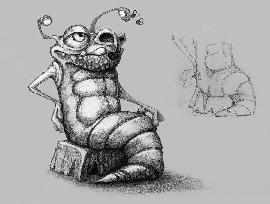 900x679 Artstation - Sketch Monster