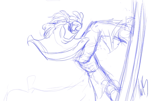 611x407 Jim Hawkins Motion Sketch By Wynahiros - Sketch Motion