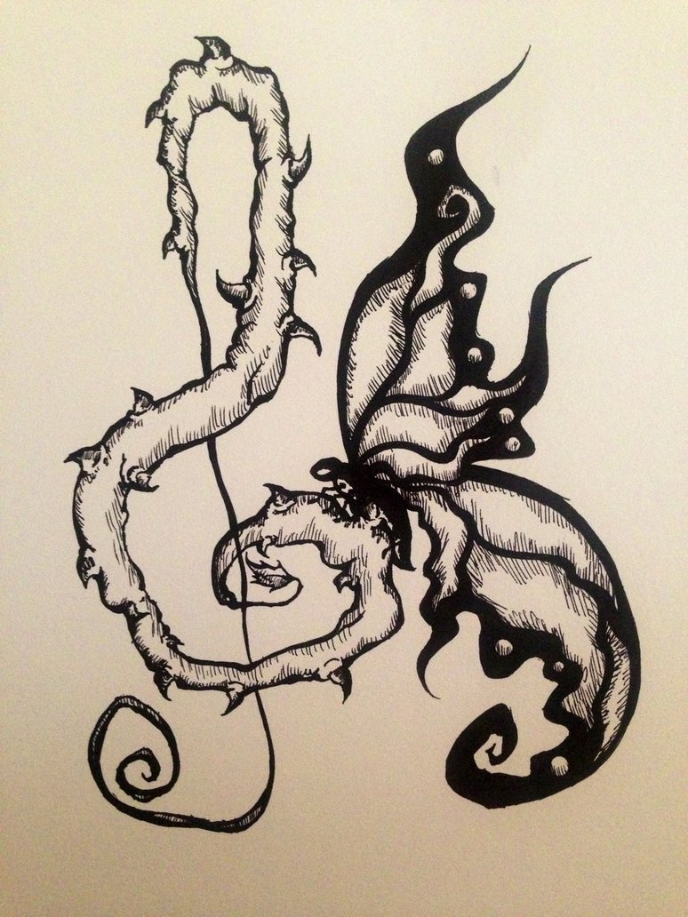 774x1032 Music Note Tattoo Sketch By Mizjaytee - Sketch Music