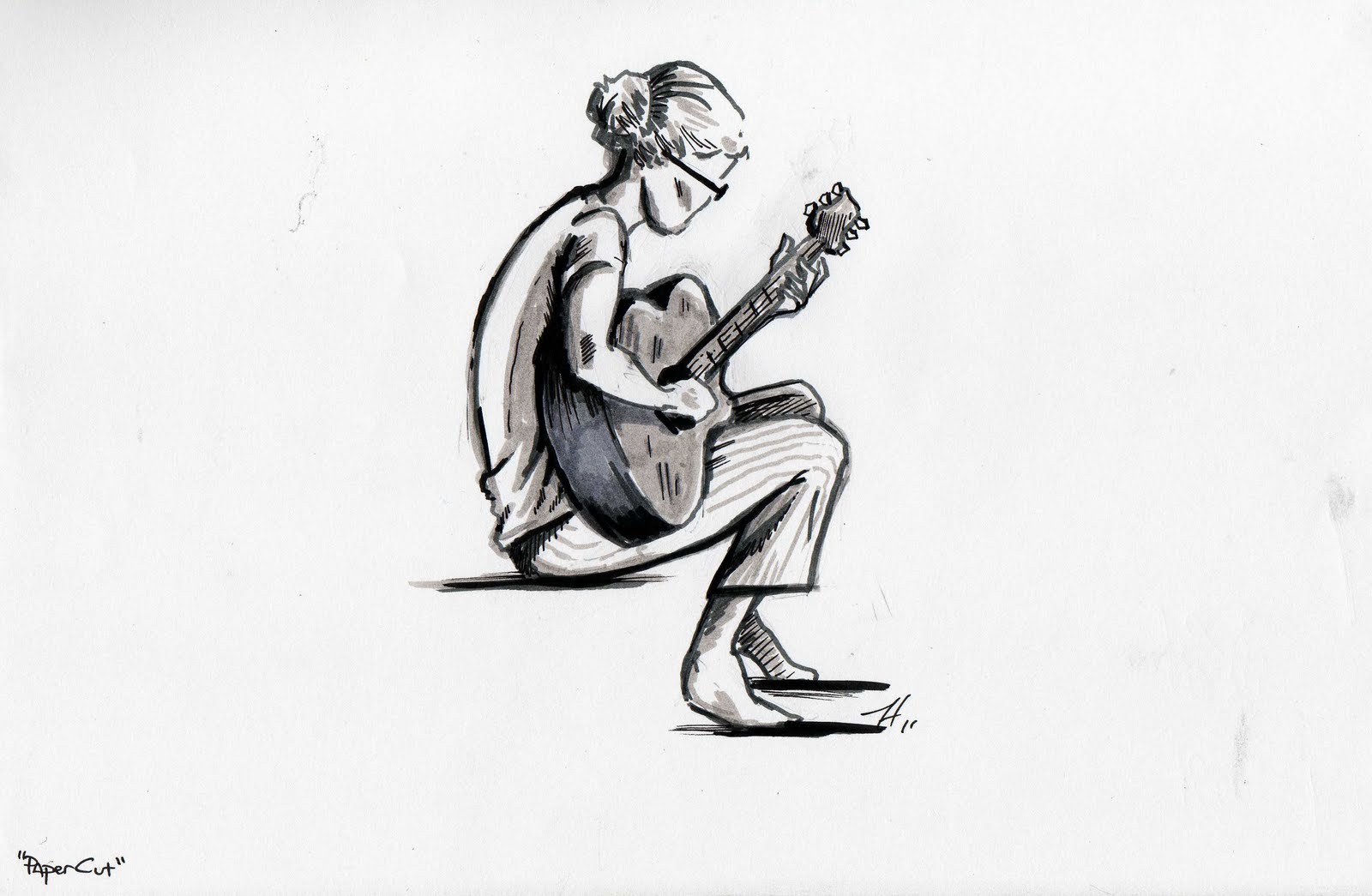 1600x1045 Tantrum Early Morning Sketch To Music - Sketch Music