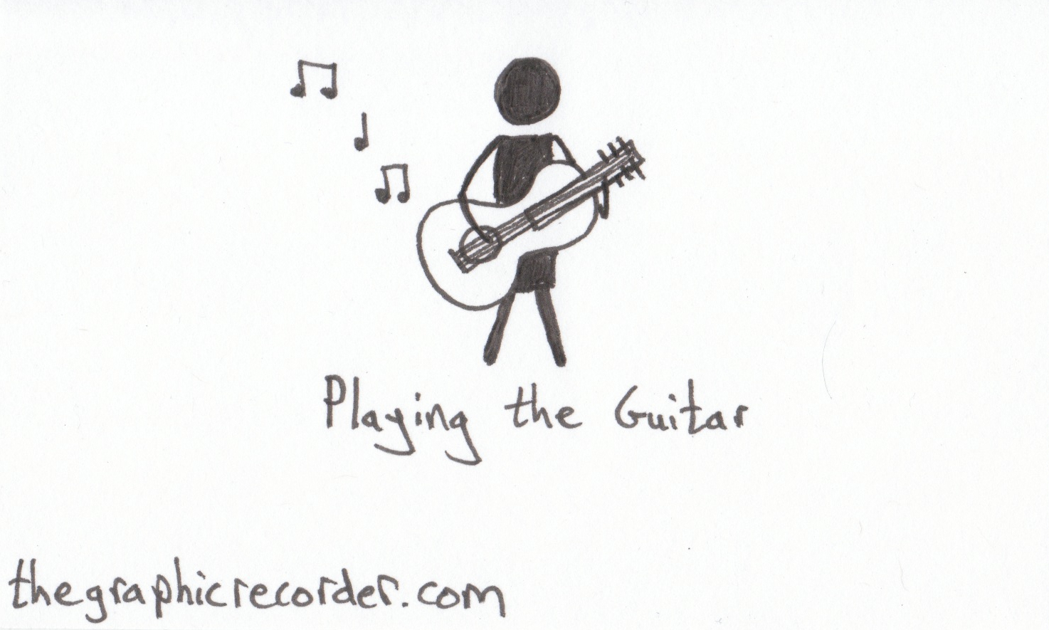 1474x885 Visual Vocabulary Music Playing The Guitar The Graphic Recorder - Sketch Music