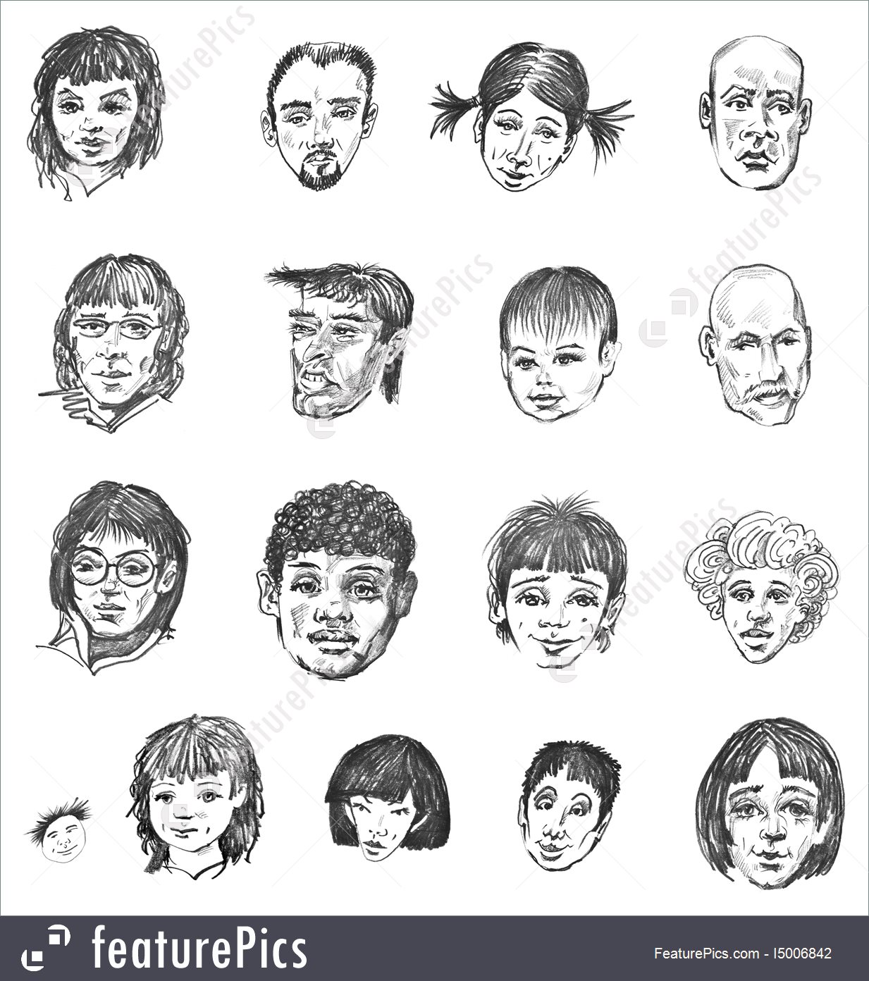 1233x1392 Faces Pencil Sketch Drawing Illustration - Sketch My Face