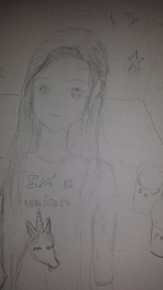 320x569 This Is My Sketch Of Myself As Manga Charter. - Sketch Myself