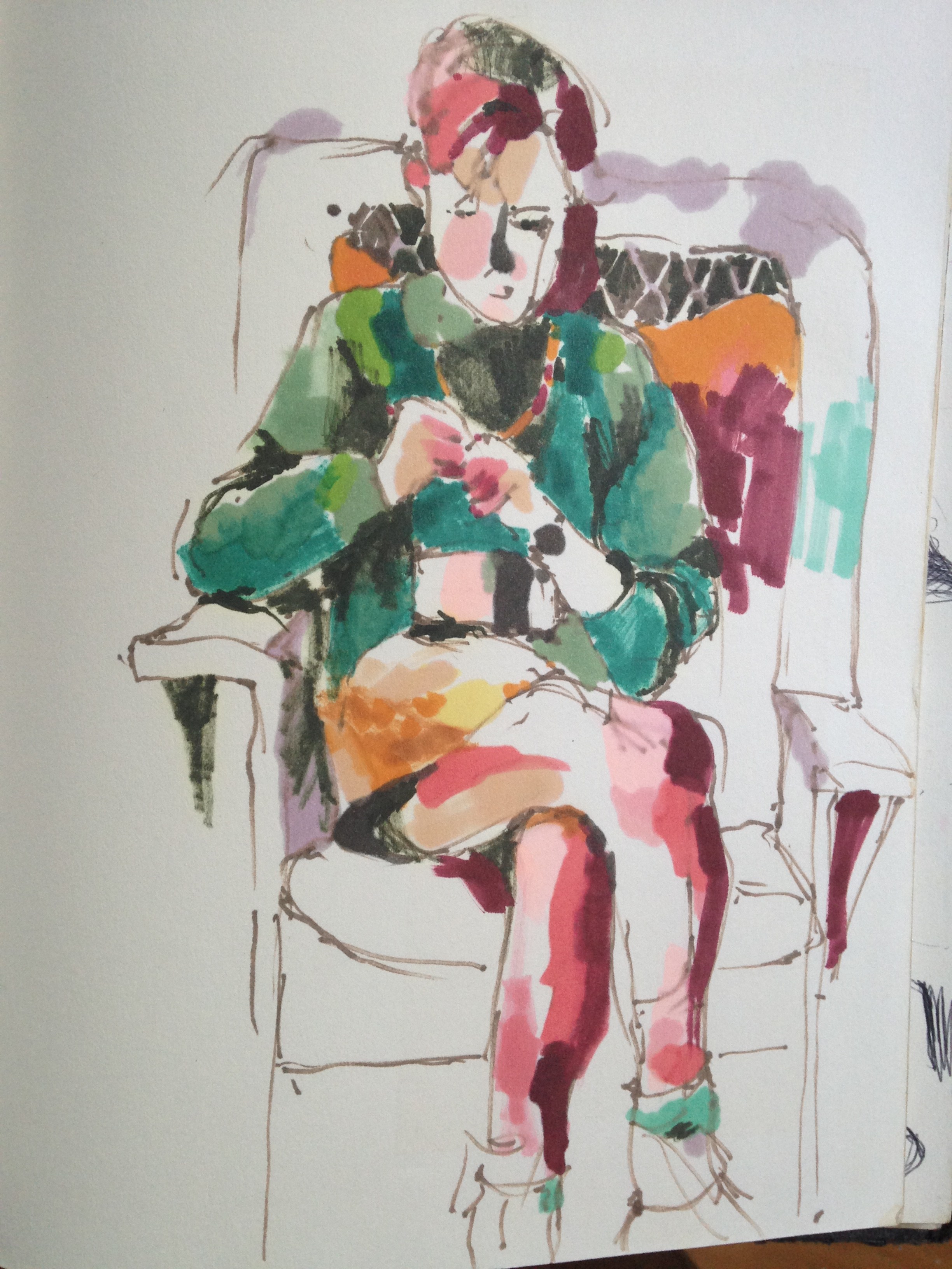 2448x3264 Gretchen Rubin - Sketch Myself