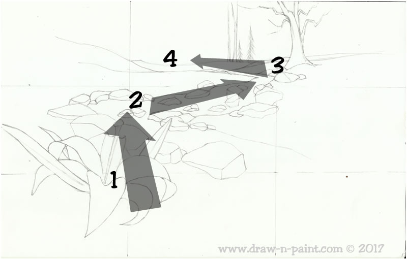 800x510 Pencil Drawing Lillium Flower For Oil Painting - Sketch N Paint