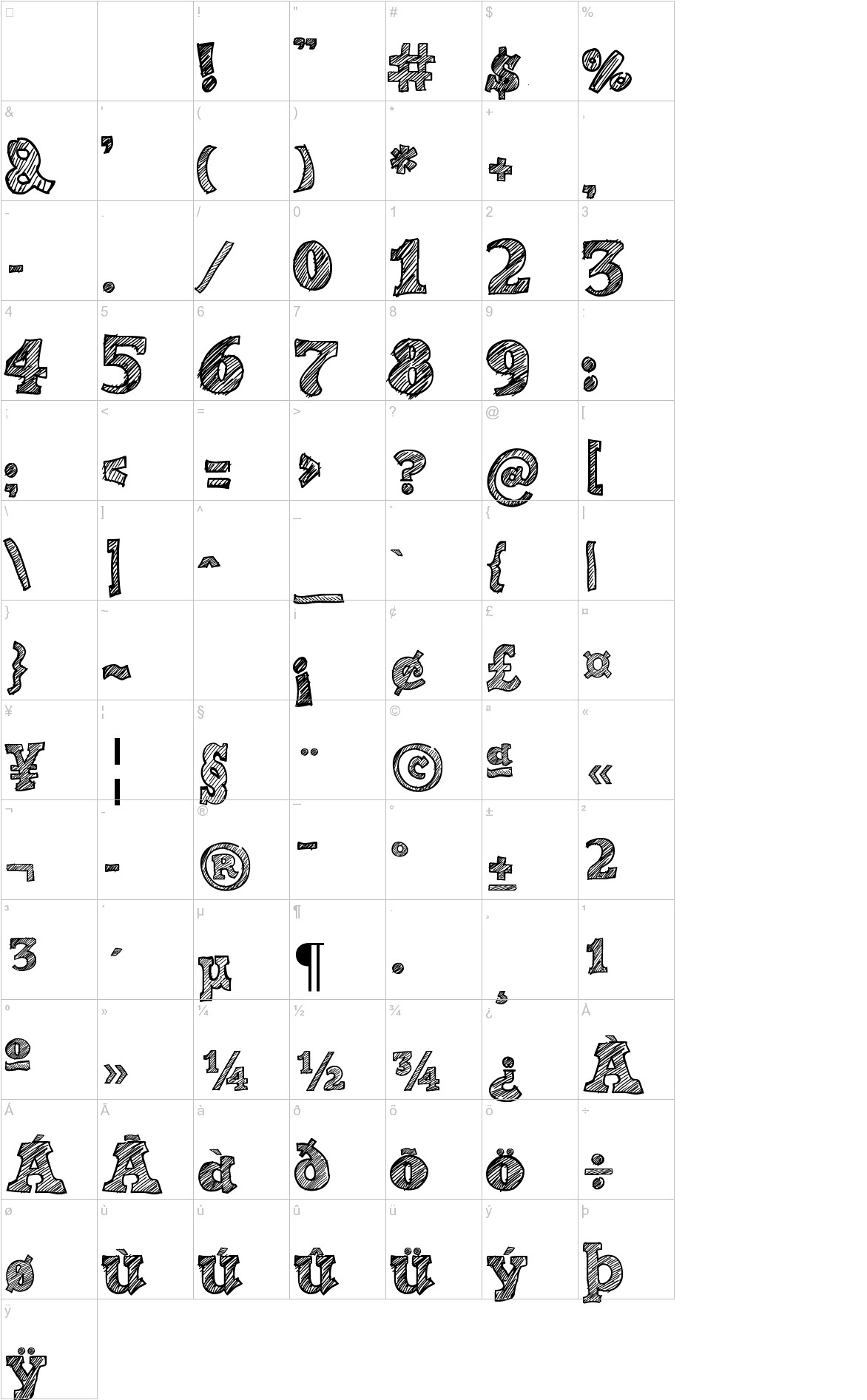 1172x1893 Sketch Nice Font - Sketch Nice Font