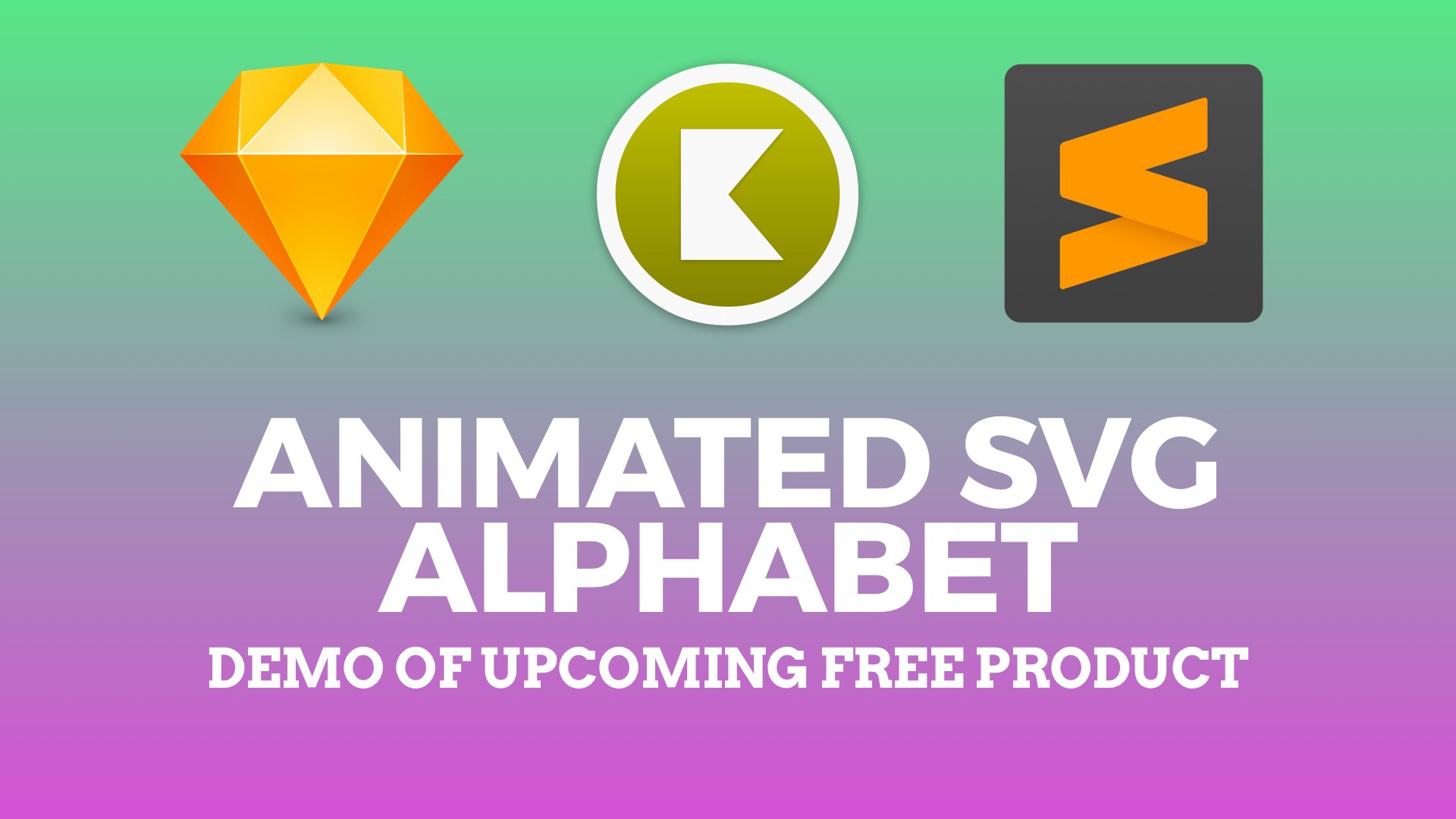 1920x1080 Animated Svg Alphabet Tutorial With Sketch And Keyshape - Sketch Nice Font