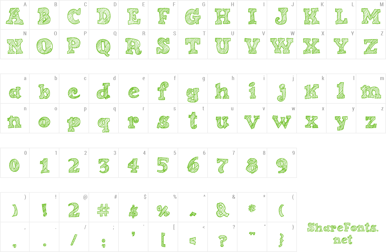 1300x850 Download Free Font Sketch Nice - Sketch Nice Font