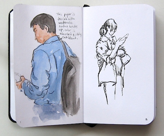 575x478 Sketching With A Moleskine - Sketch Notebook