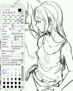 236x292 Paint Tool Sai Brushes (Lineart Brush! Submitted By Silvyen - Sketch O Paint