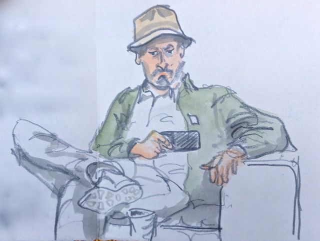 640x483 Sketches Of Sketchers, Some Sketching Mostly Drawing - Sketch O Paint