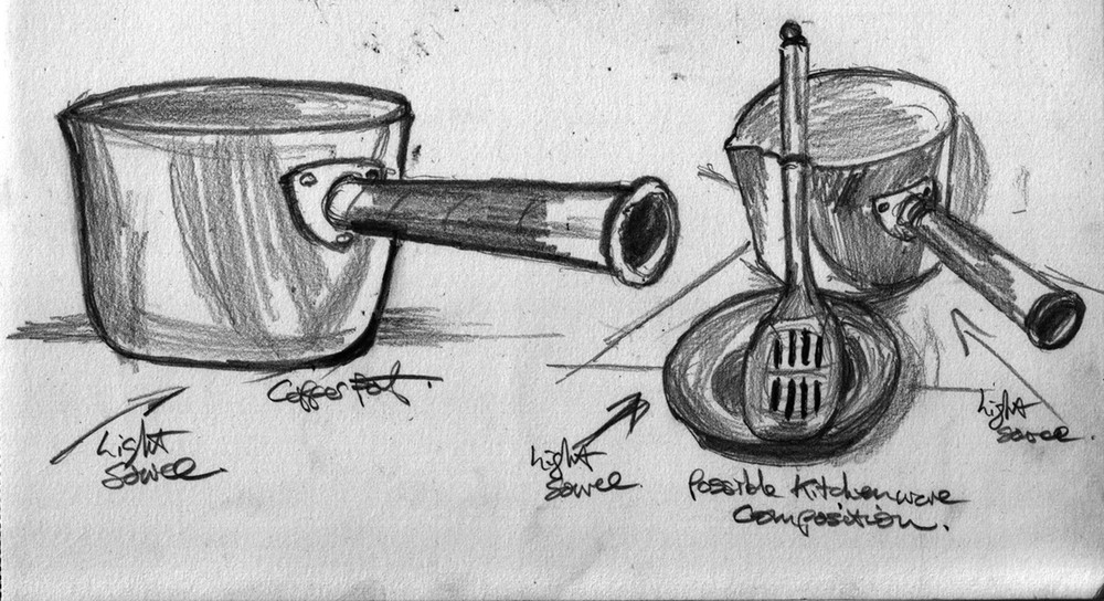1000x544 Part 2 Exercise 8 Still Life With Man Made Objects Stuart - Sketch Objects