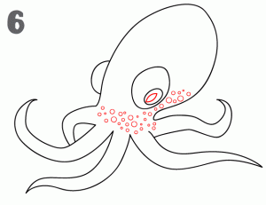 300x231 How To Draw An Octopus - Sketch Octopus