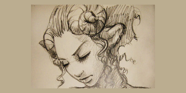 600x300 Face Sketches - Sketch Of A